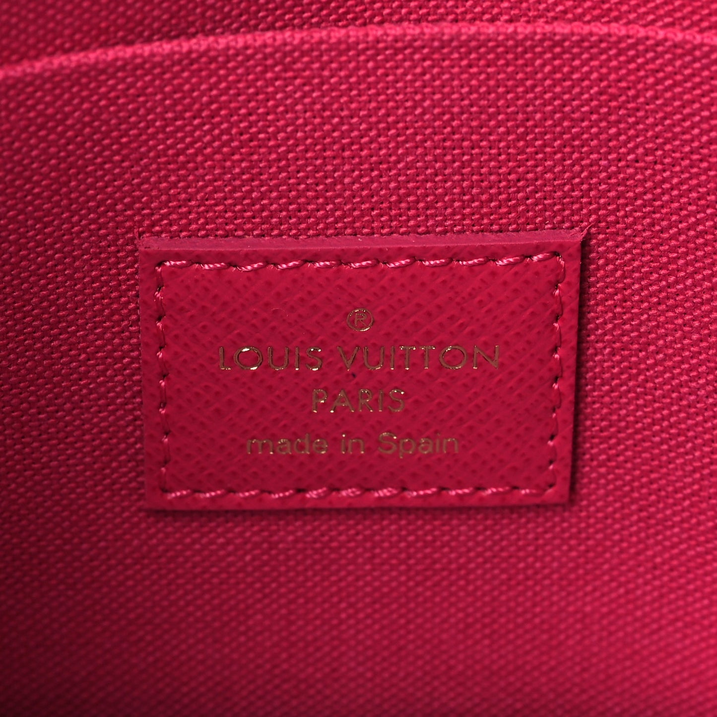 Monogram 2021 Christmas Animation Hollywood Pochette Felicie Chain Wallet Fuchsia