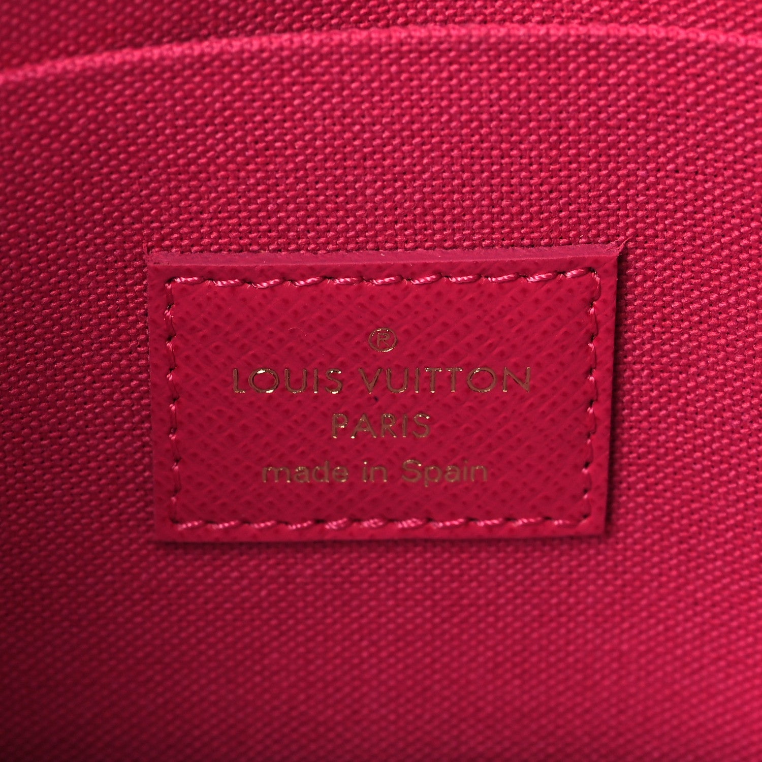 Louis Vuitton Monogram 2021 Christmas Animation Hollywood Pochette Felicie Chain Wallet Fuchsia 6 of 9
