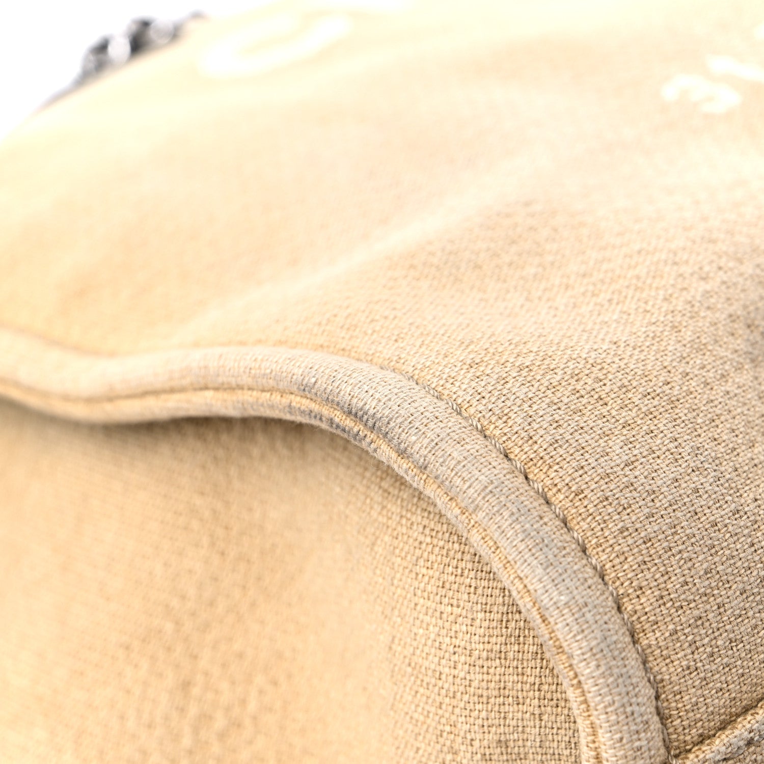 Chanel Canvas Medium Deauville Tote Beige Black 8 of 13