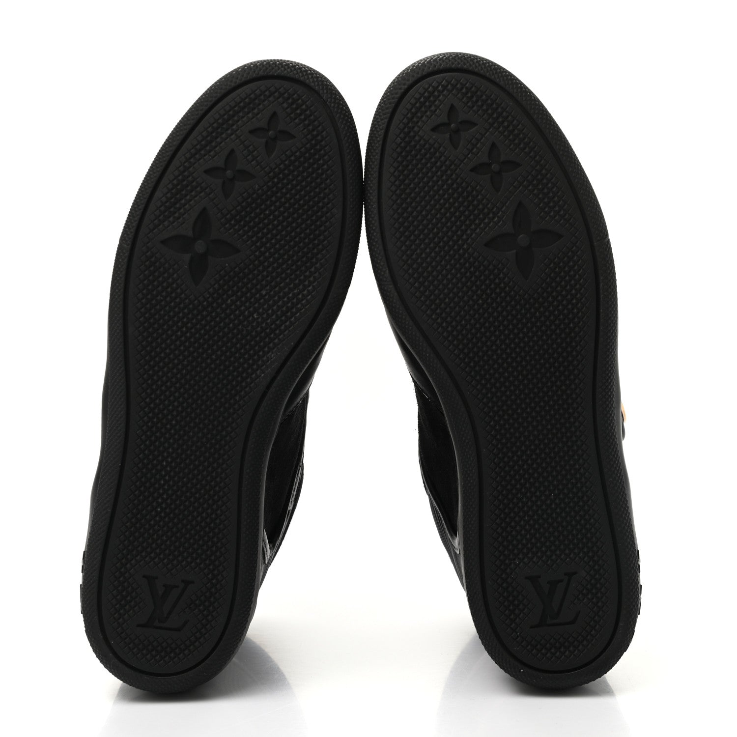 Louis Vuitton Epi Suede Postmark Wedge Sneakers 36.5 Black 5 of 9