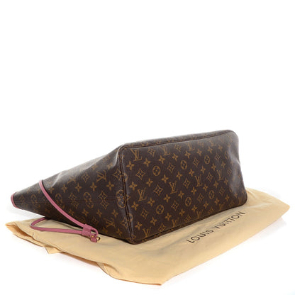 Louis Vuitton Monogram Articles de Voyage Ikat Neverfull GM Rose Velours 5 of 8