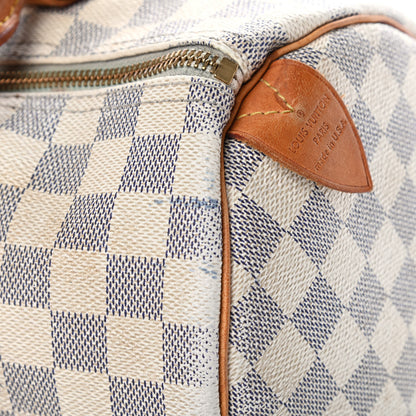Louis Vuitton Damier Azur Speedy 30 16 of 22