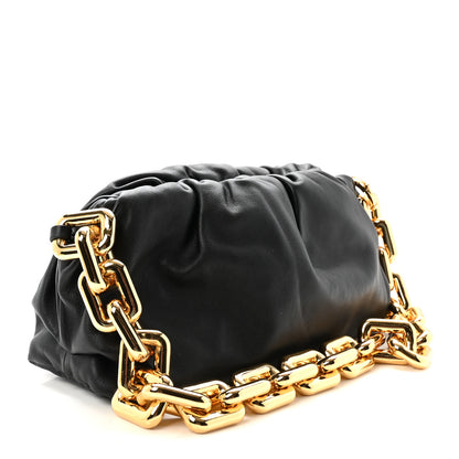 Bottega Veneta Calfskin The Pouch Chain Black 3 of 10