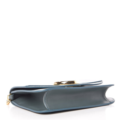 Chloe Calfskin Suede C Clutch With Chain Cloudy Blue 4 of 7