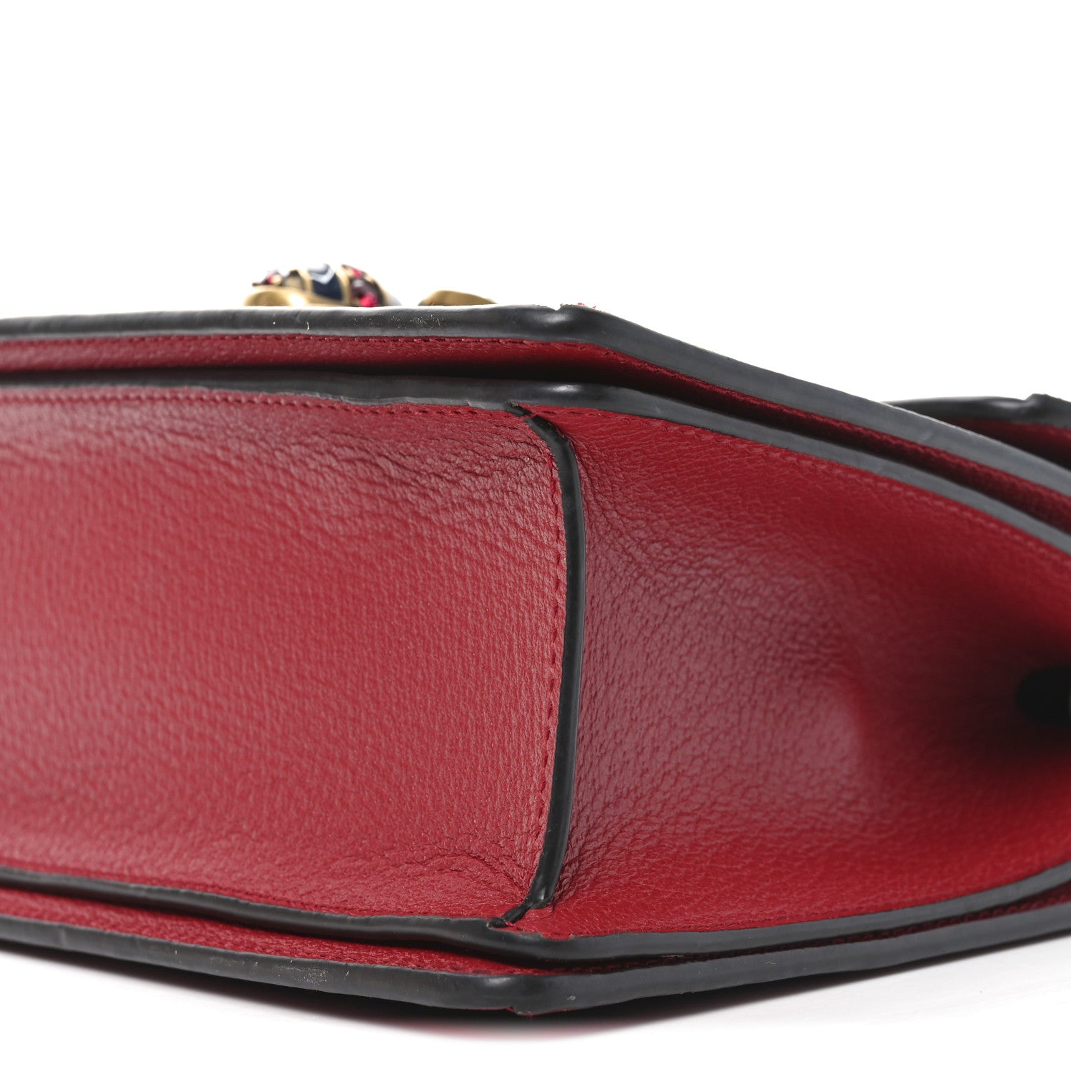 Gucci GG Supreme Monogram Small Queen Margaret Top Handle Bag Red 11 of 11