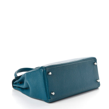 Hermes Fjord Kelly Retourne 28 Cobalt 4 of 10