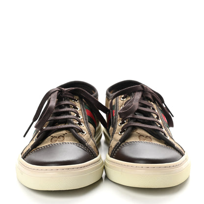 Gucci GG Monogram Web Womens Sneakers 36 Brown 2 of 9