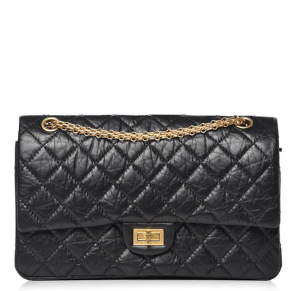 Chanel Aged Calfskin Quilted 2.55 Reissue 226 Flap Black 1 of 9