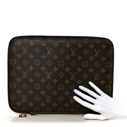 Louis Vuitton Monogram 13 Inch Laptop Sleeve 2 of 8