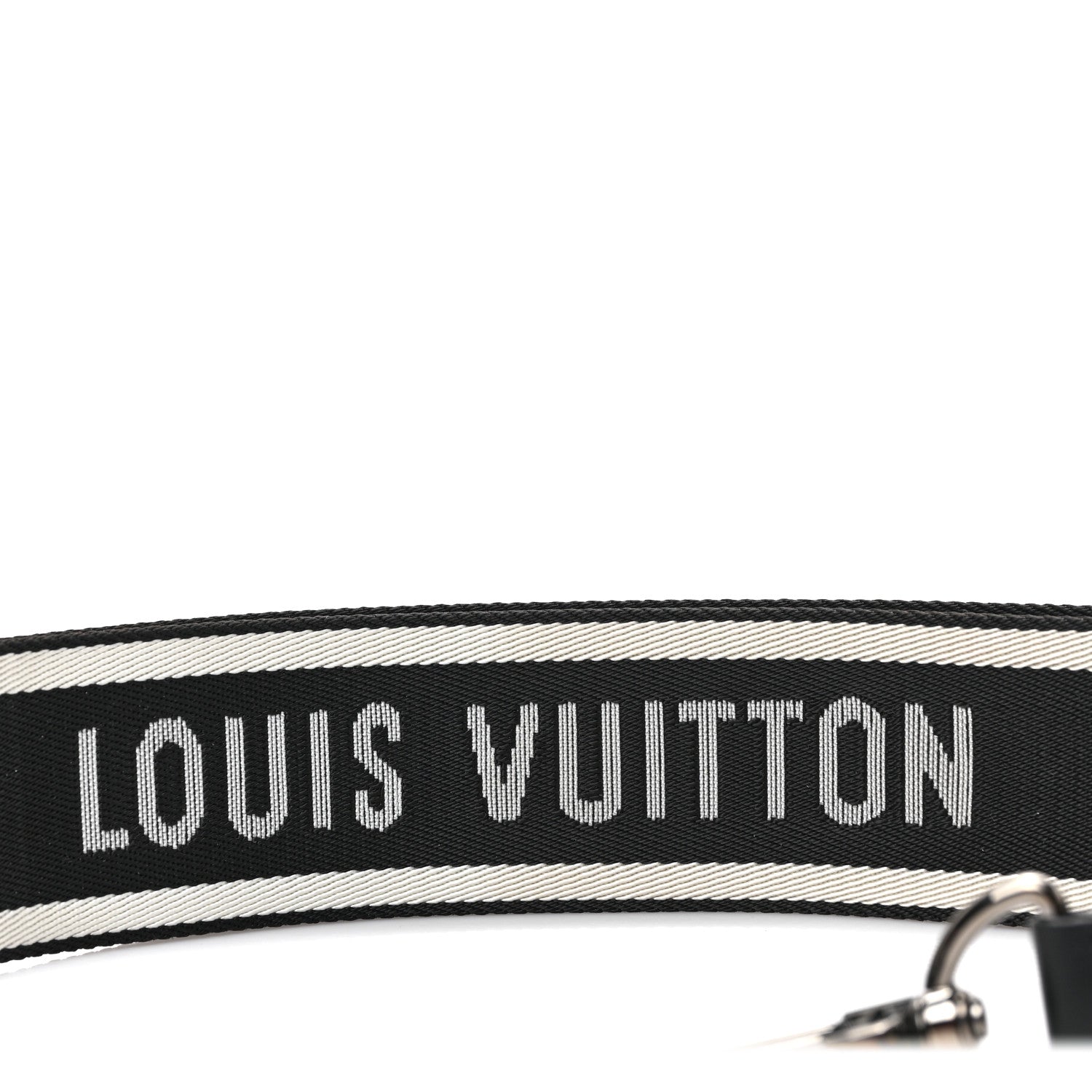 Louis Vuitton Nylon Jacquard Sporty Bandouliere Shoulder Strap Black 3 of 4
