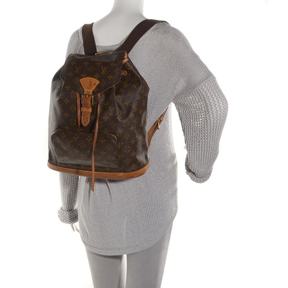 Louis Vuitton Monogram Montsouris GM Backpack 2 of 7