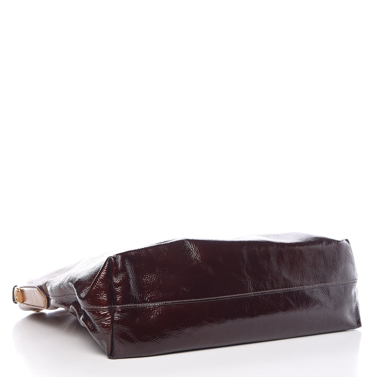 Prada Vernice Sfumata Shoulder Bag Blond Mordore 4 of 9