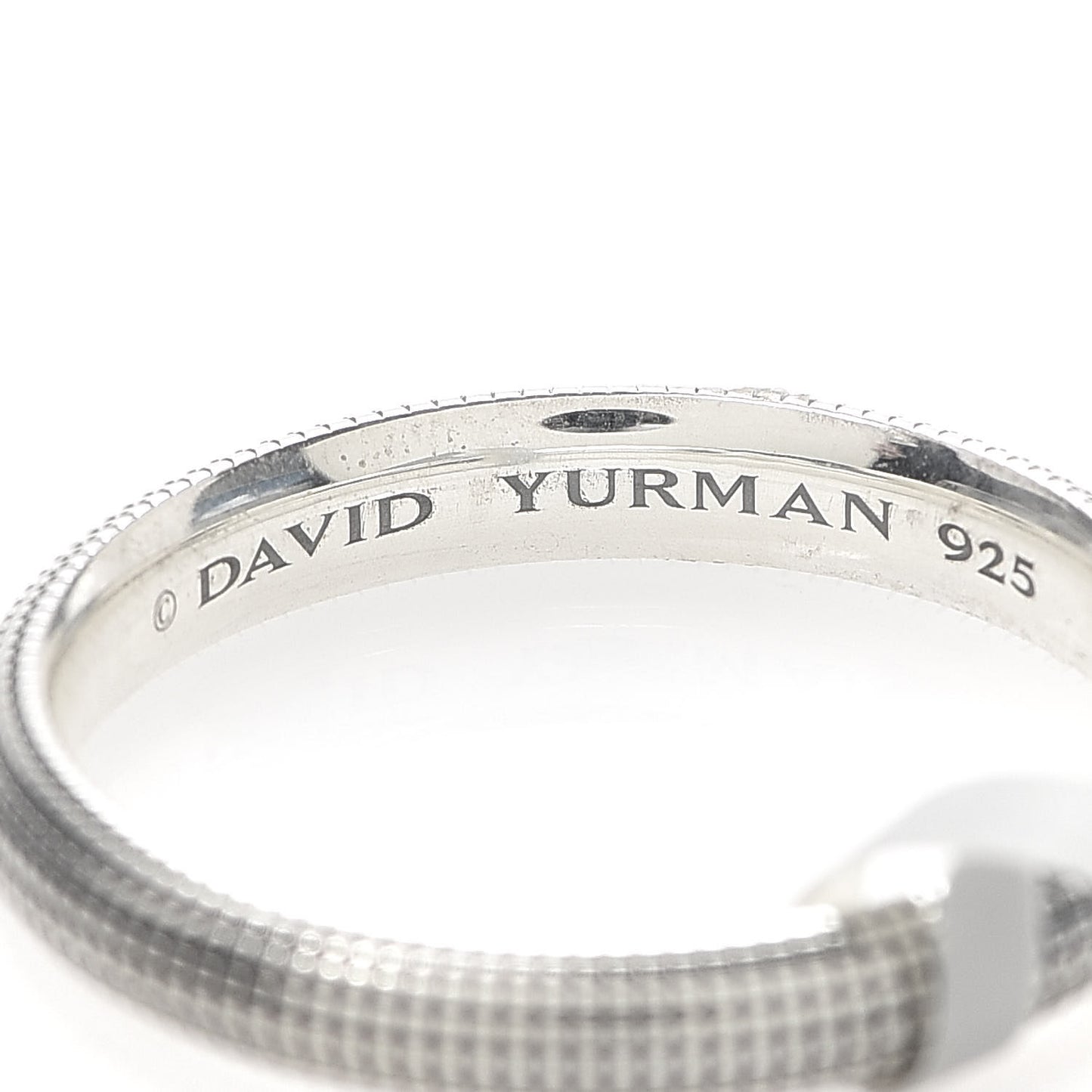 Sterling Silver 3.5mm Mens Sky Band Ring 65 11