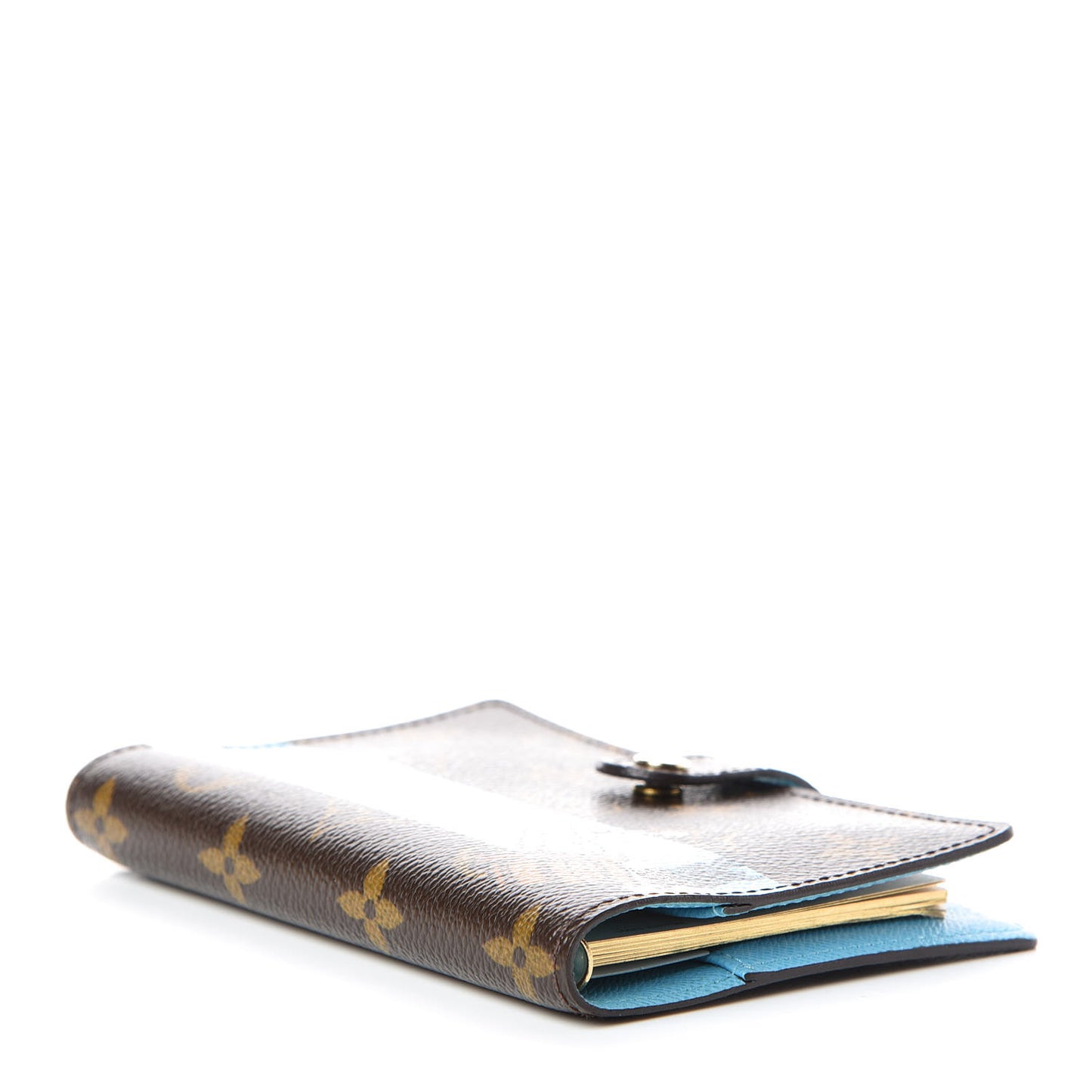 Monogram Groom Small Ring Agenda Cover Blue