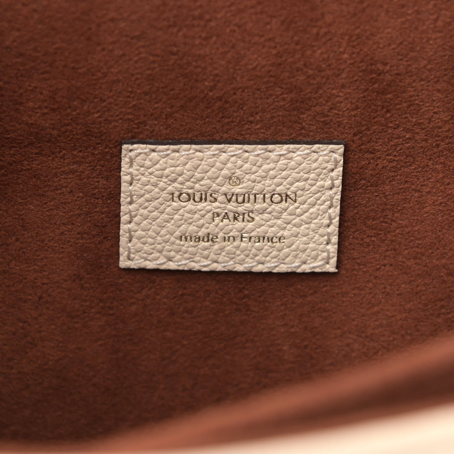 Louis Vuitton Empreinte Braided Pochette Metis Creme Beige Caramel 6 of 12