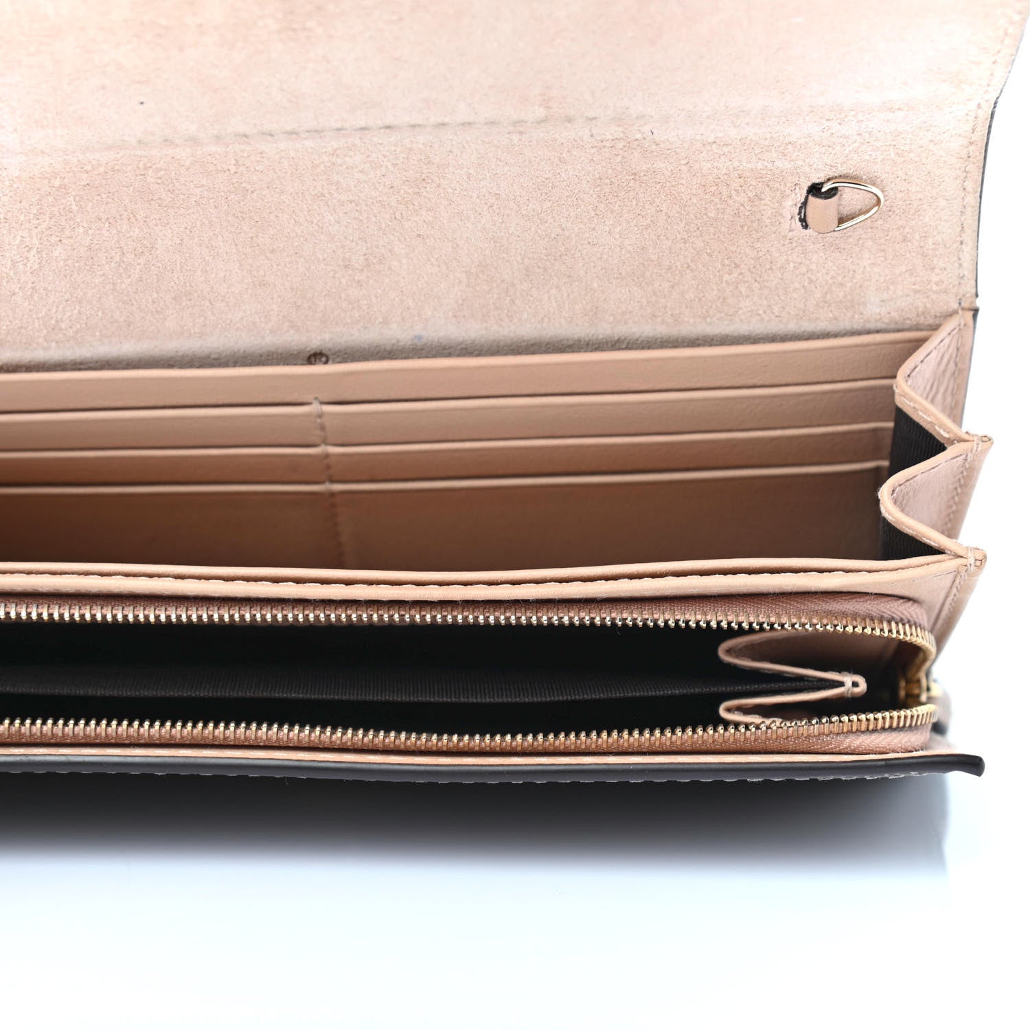 Gucci Patent Microguccissima Dice Chain Wallet Grey Pink 4 of 4