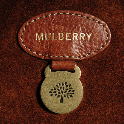 Mulberry Crocodile Embossed Bayswater Satchel Oak 6 of 10
