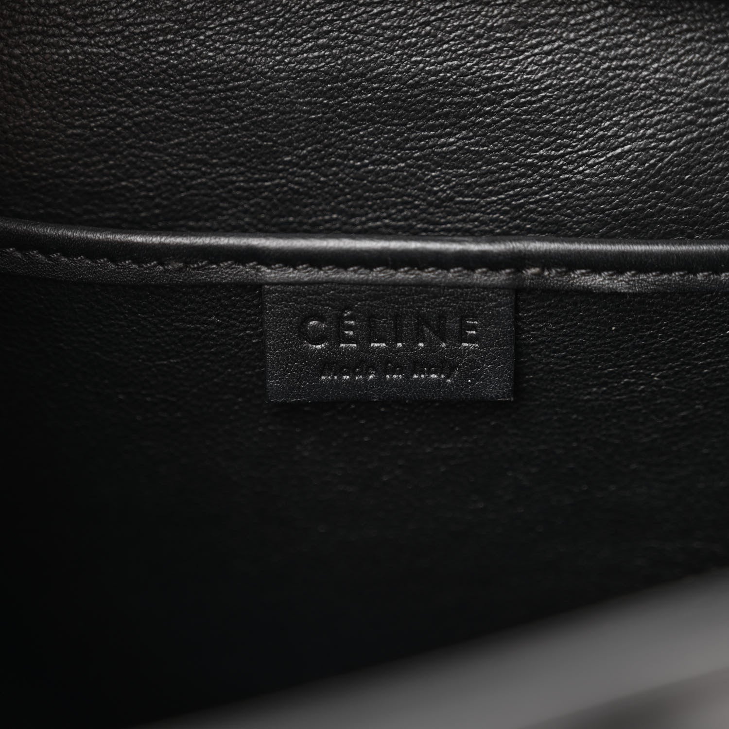 Celine Smooth Calfskin Nano Luggage Black 6 of 12