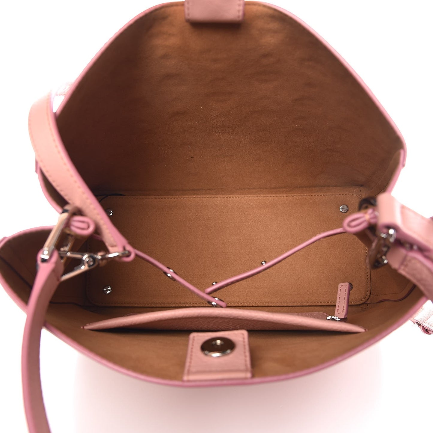 Calfskin Ottomar Monogram Sarah Medium Hobo Pink Blush