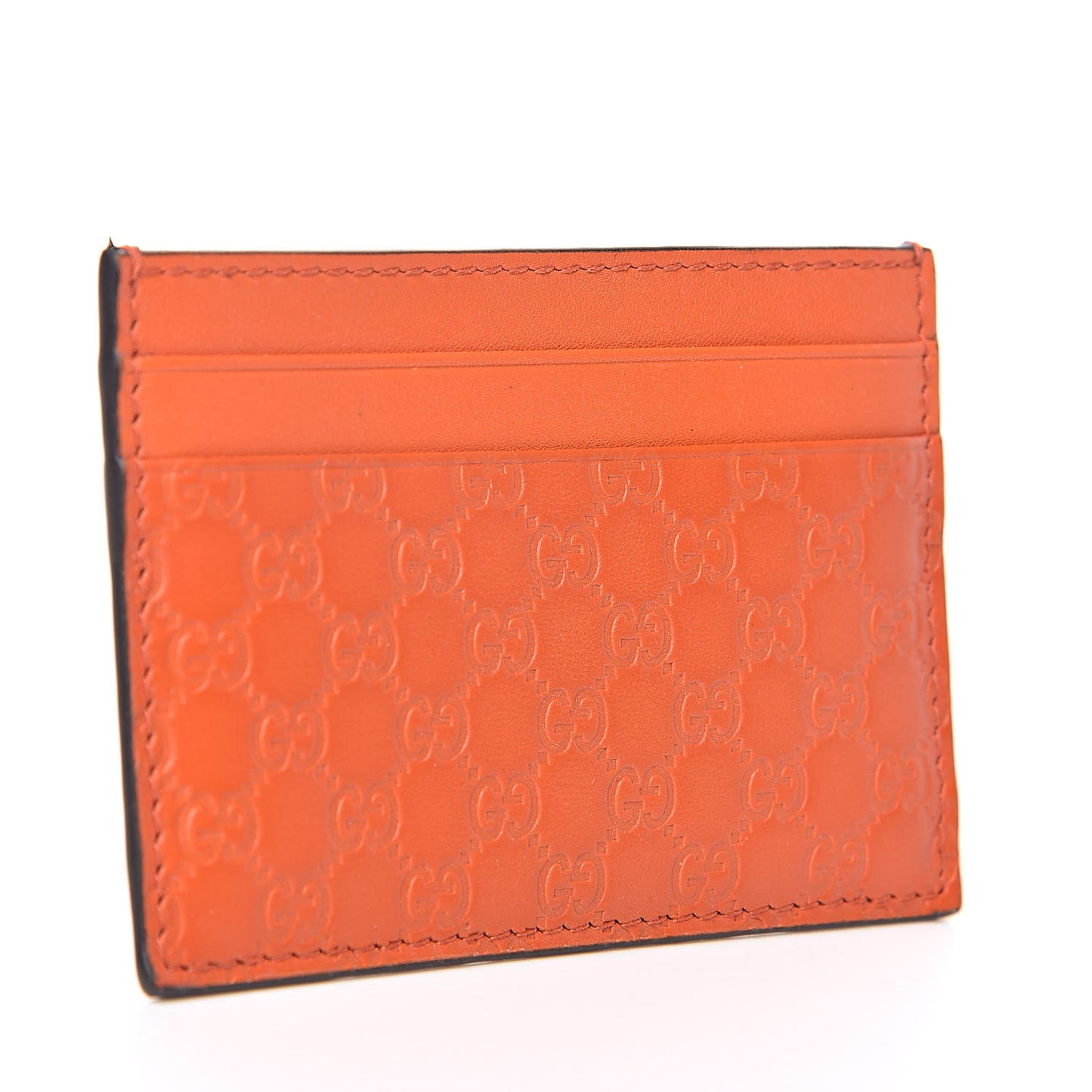 Microguccissima Card Holder Sun Orange