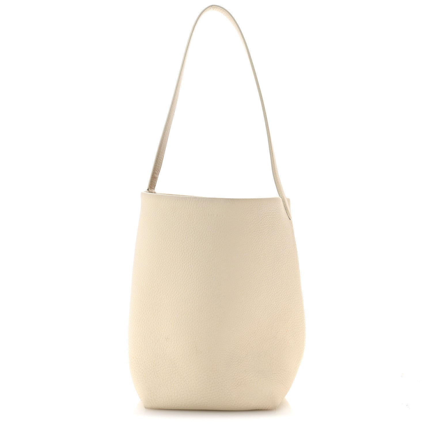 The Row Grained Calfskin Medium N/S Park Tote Ivory 1 of 10