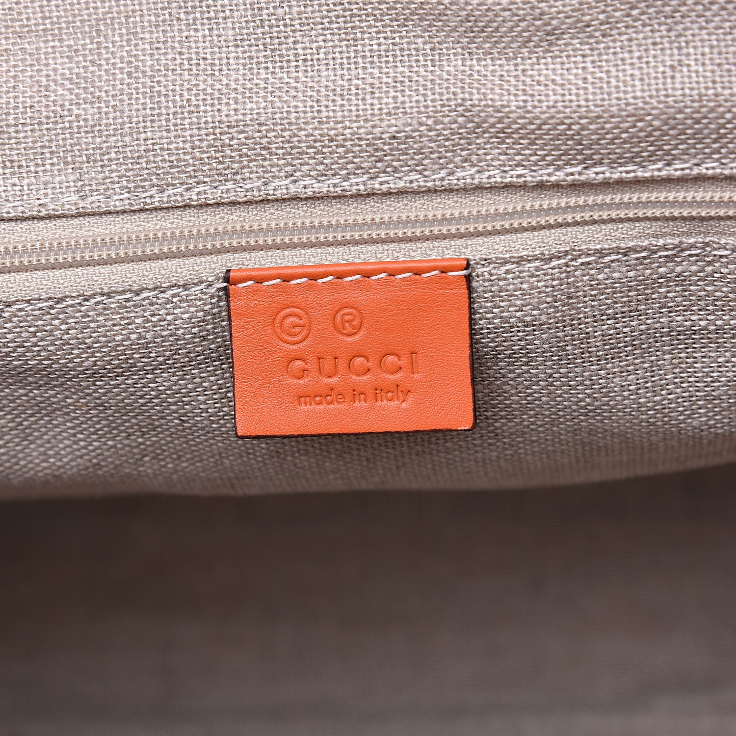 Gucci Soft Microguccissima Small Zippered Satchel Sun Orange 6 of 10