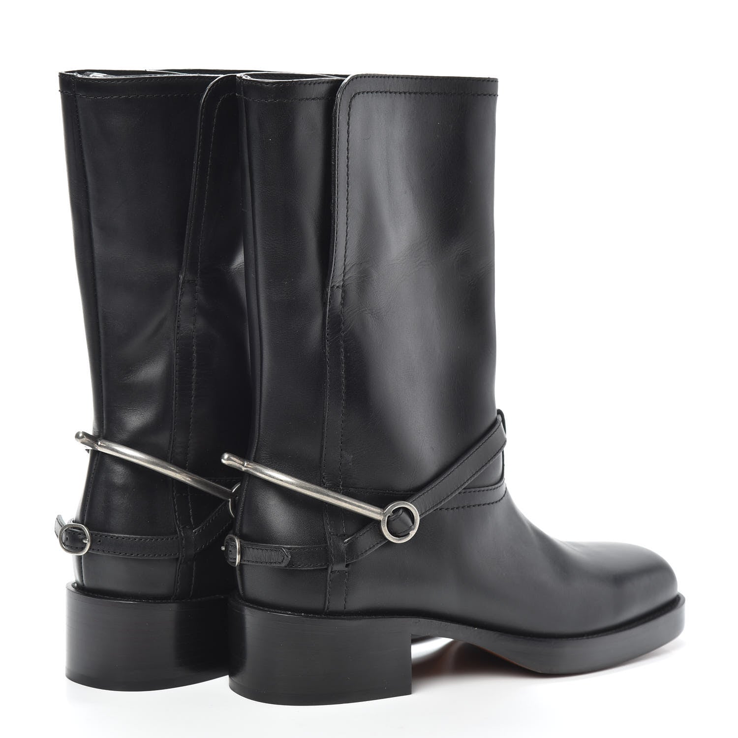 Christian Dior Shiny Calfskin Diorider Low Boot 38 Black 4 of 7