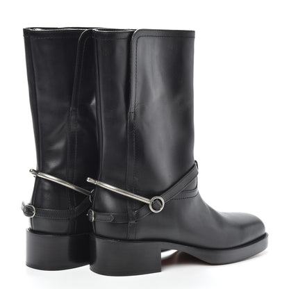 Christian Dior Shiny Calfskin Diorider Low Boot 38 Black 4 of 7