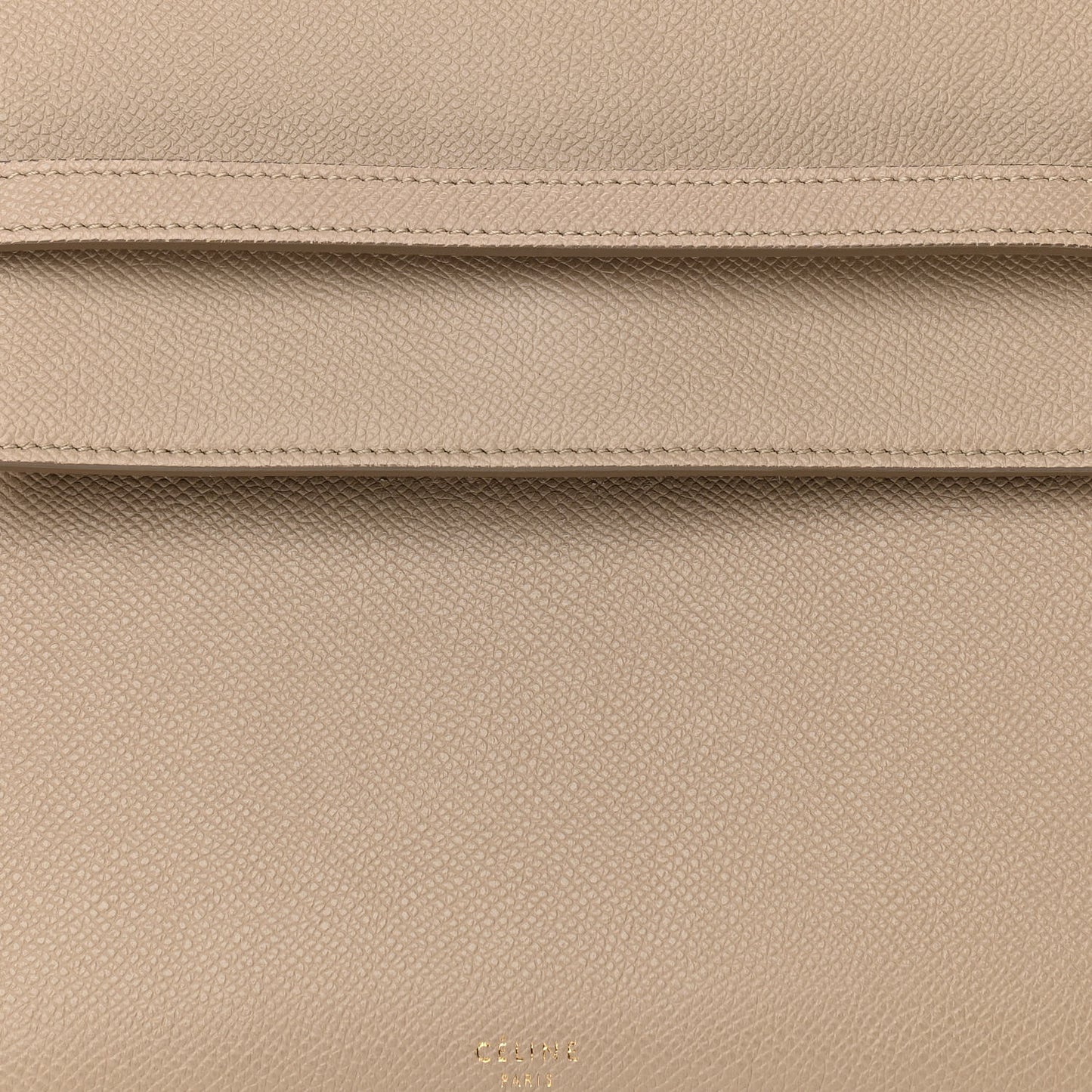 Grained Calfskin Mini Belt Bag Light Taupe