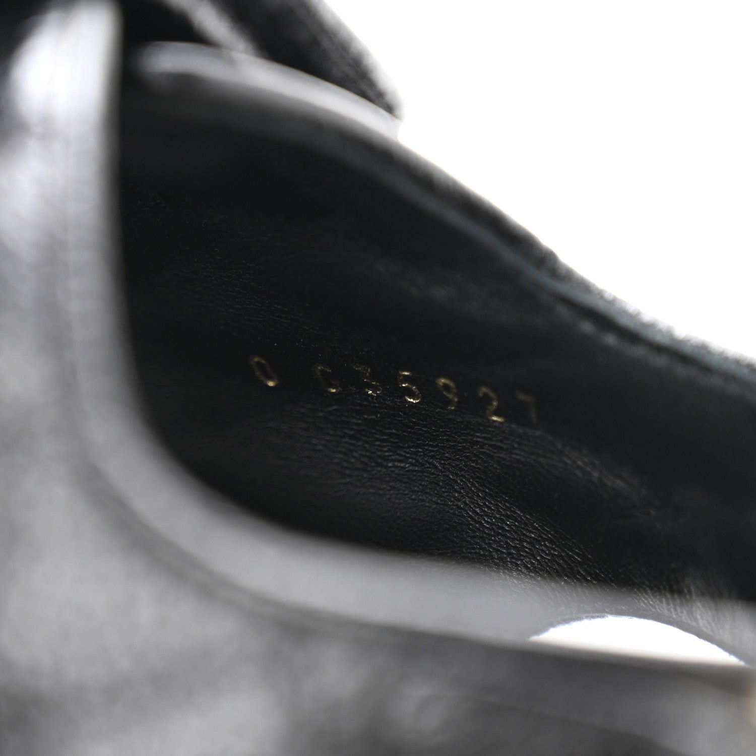 Chanel Grained Calfskin Velcro Dad Sandals 37.5 Black 9 of 14