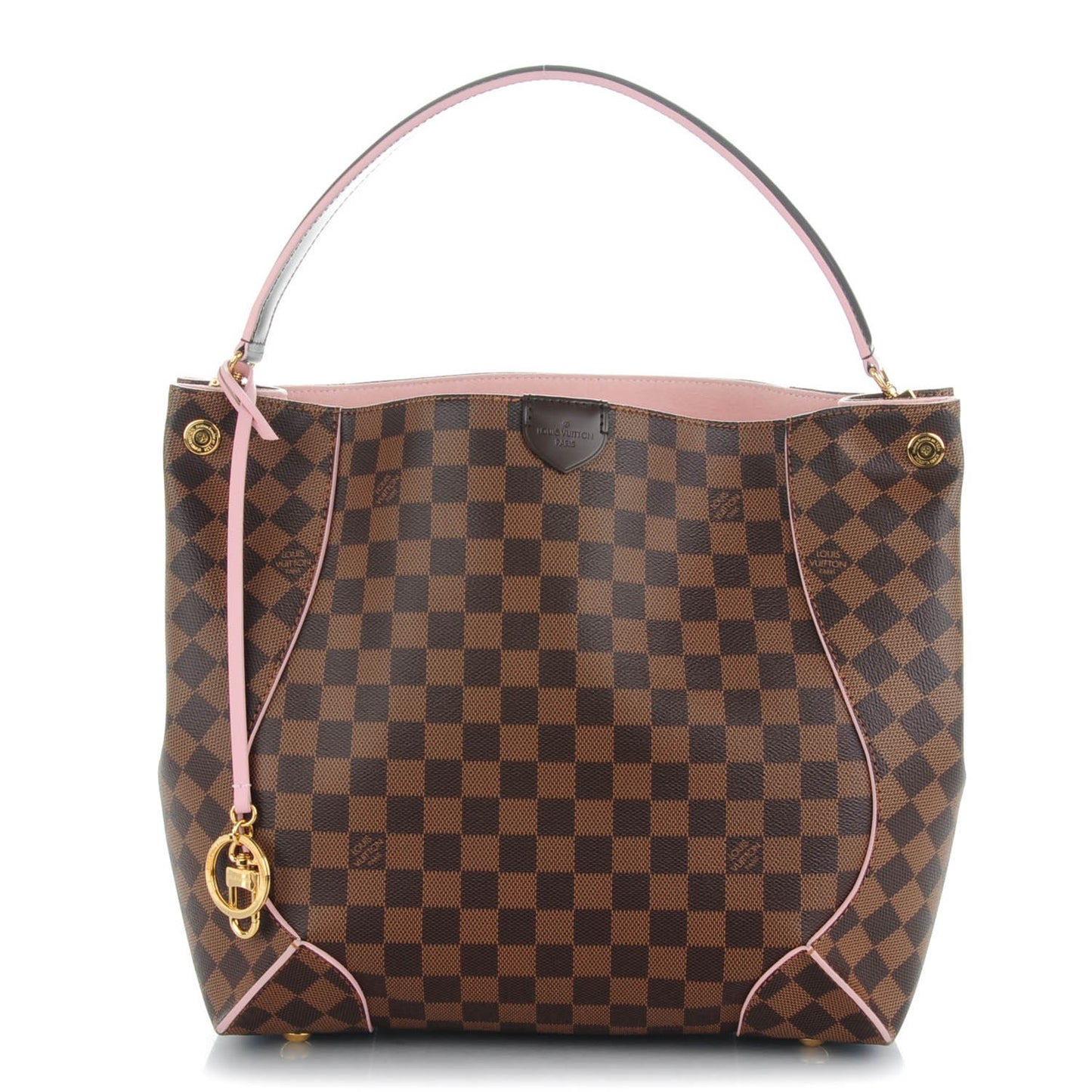 Damier Ebene Caissa Hobo Rose Ballerine