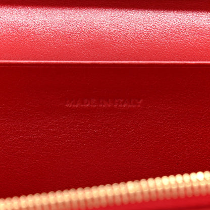 Celine Calfskin C Wallet On Chain Bag Red 6 of 9