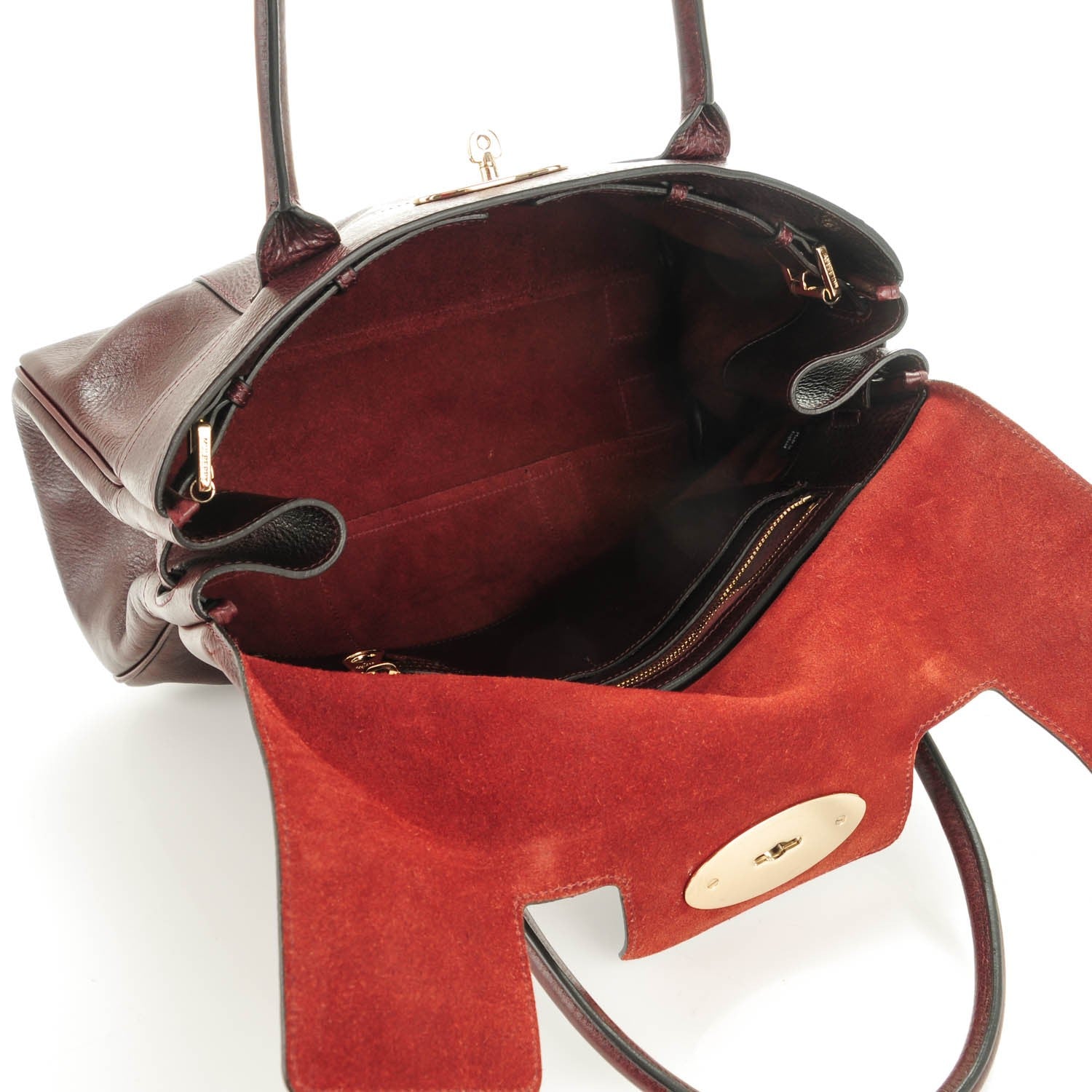 Mulberry Natural Leather Bayswater Oxblood 5 of 8