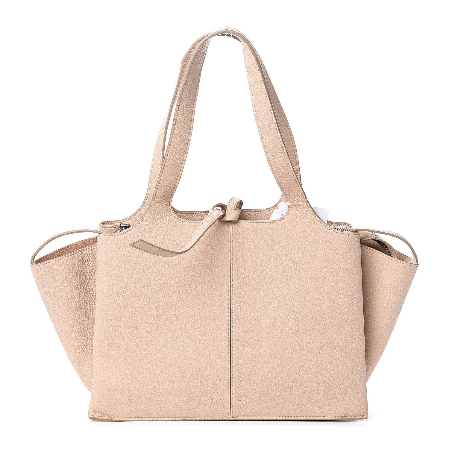 Celine Baby Grained Calfskin Small Tri-Fold Bag Powder 1 of 8