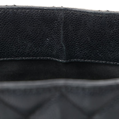 Chanel Caviar Quilted Grand Shopping Tote GST Black 9 of 16