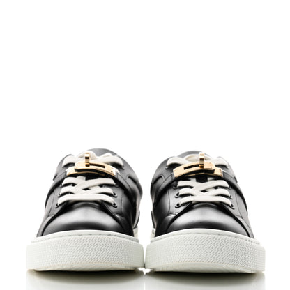 Hermes Calfskin Day Sneakers 36.5 Black 2 of 9