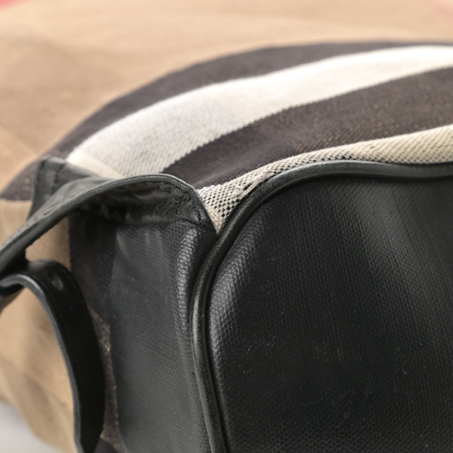 Canvas Mega Check Doran Backpack Black