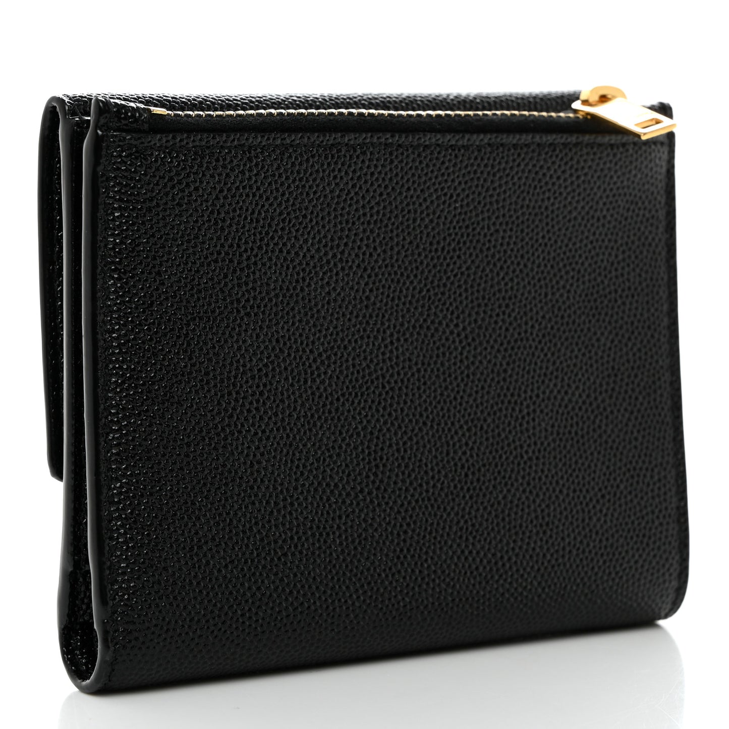 Grain De Poudre Monogram Bi-Fold Wallet Black