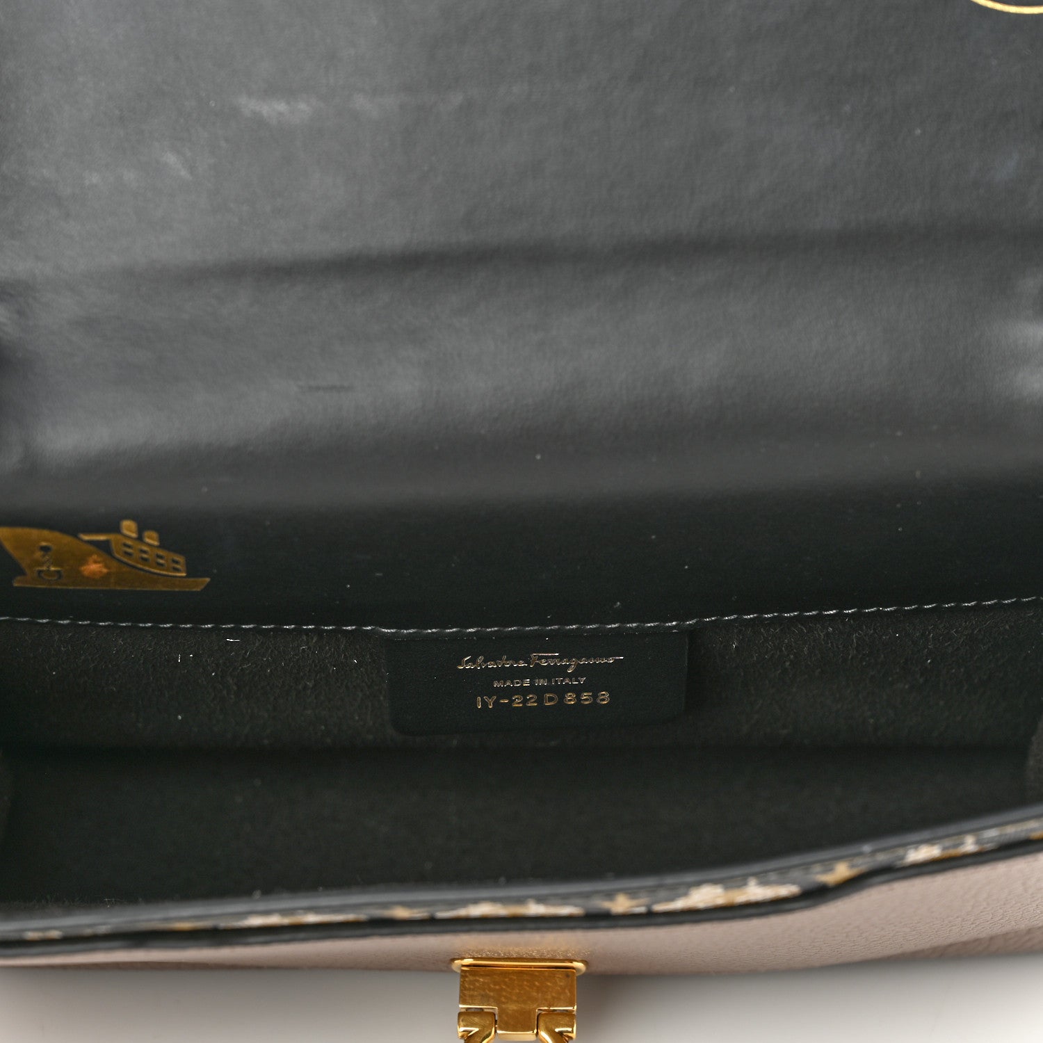 Salvatore Ferragamo Grained Calfskin Gancini Crossbody Flap Caraway Seed 5 of 9