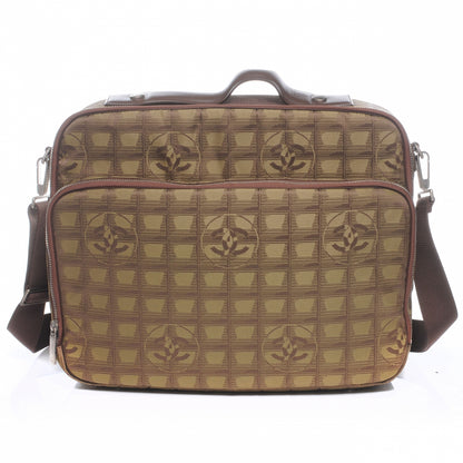 Chanel Nylon Travel Laptop Briefcase Bag Green 1 of 8