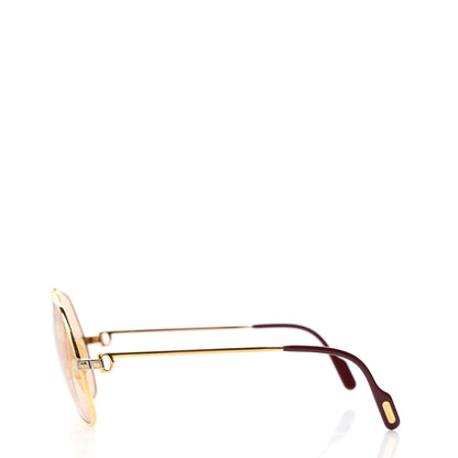 Cartier Vintage Aviator Vendome Santos Sunglasses Gold 3 of 6