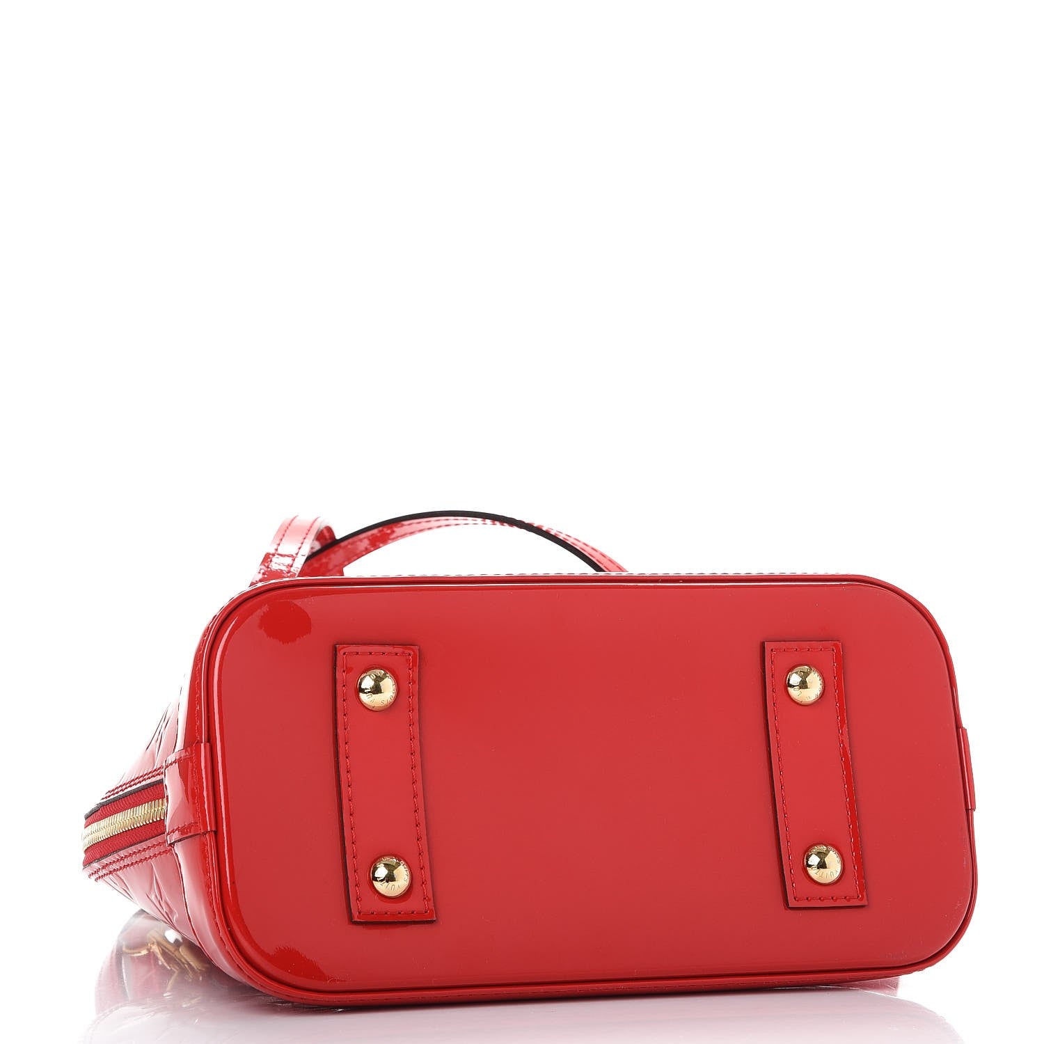 Louis Vuitton Vernis Alma BB Cherry 5 of 8