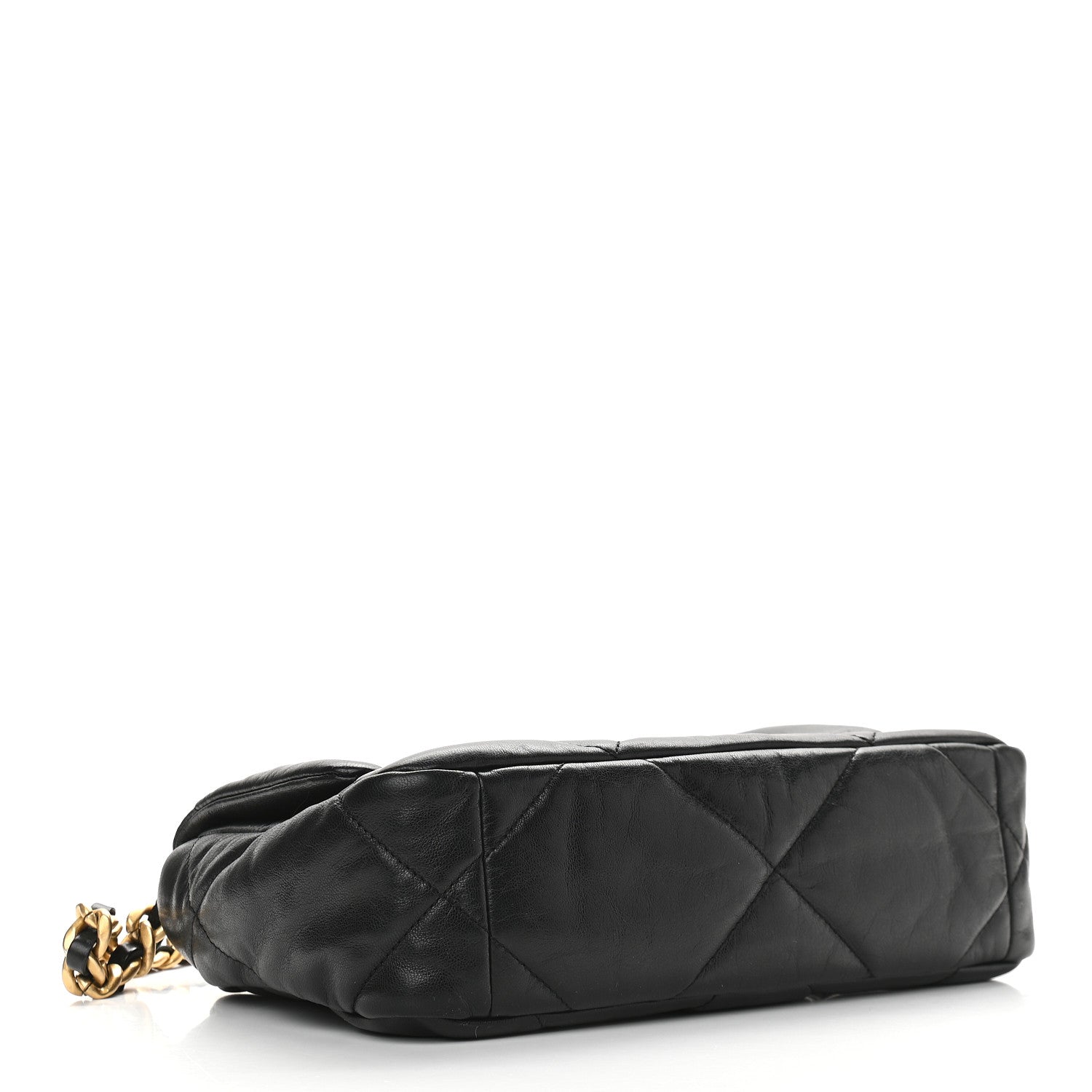 Chanel Goatskin Quilted Medium Chanel 19 Flap Black 4 of 9