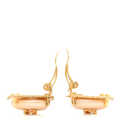 Chanel Pearl CC Clip On Earrings Gold 3 of 6