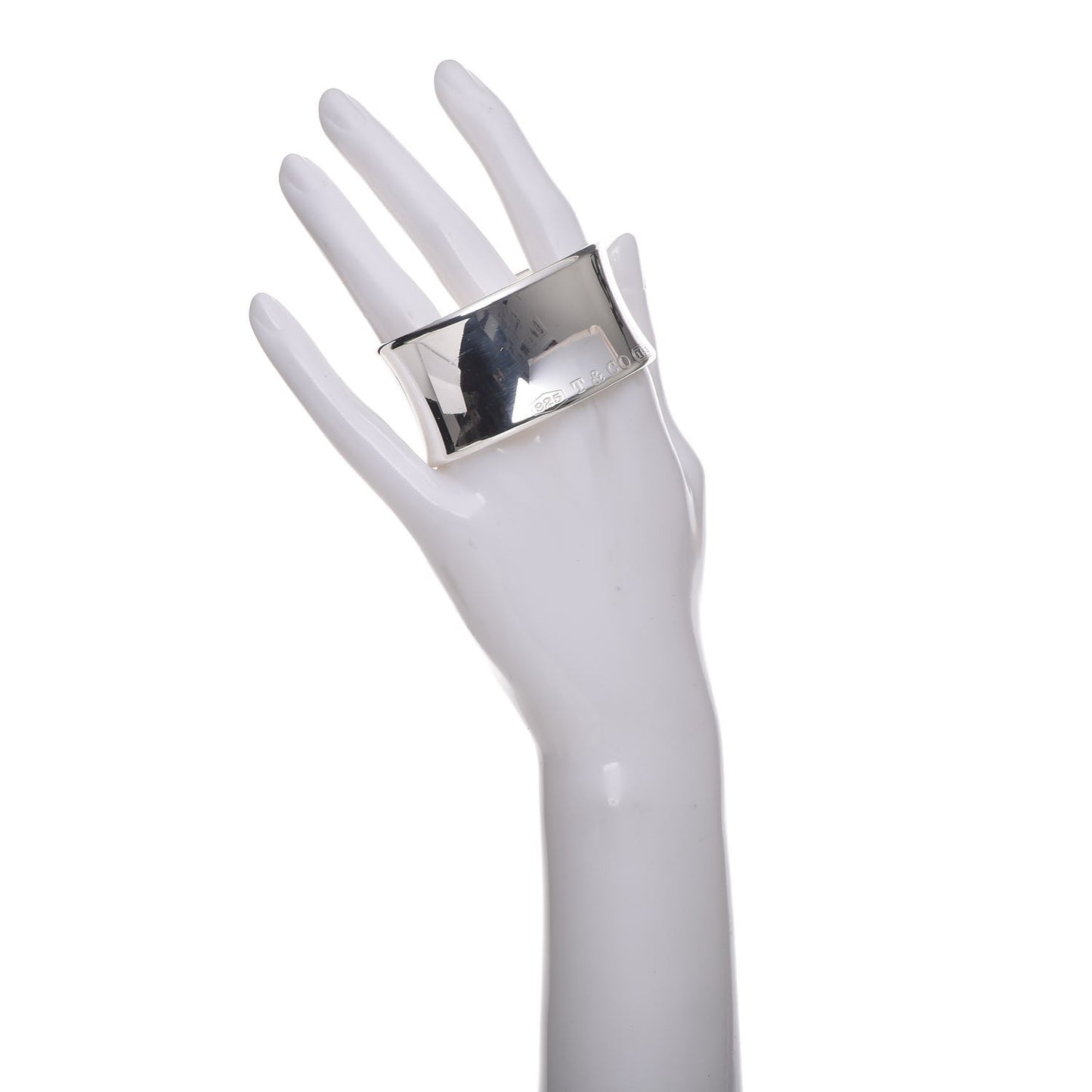 Sterling Silver Wide 1837 Cuff Bracelet