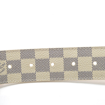 Louis Vuitton Damier Azur 40mm LV Initiales Belt 80 32 7 of 9