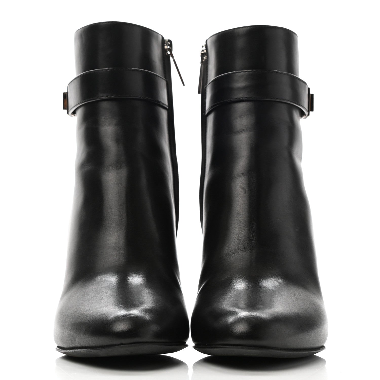 Christian Dior Calfskin Blason Low Boots 39.5 Black 2 of 16