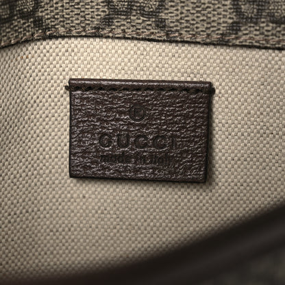 Gucci GG Supreme Monogram Neo Vintage Web Belt Bag Brown 6 of 12