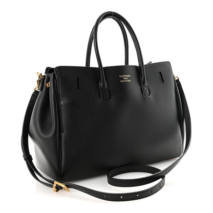 Balenciaga Smooth Calfskin Small Bel Air Carry All Bag Black 3 of 9