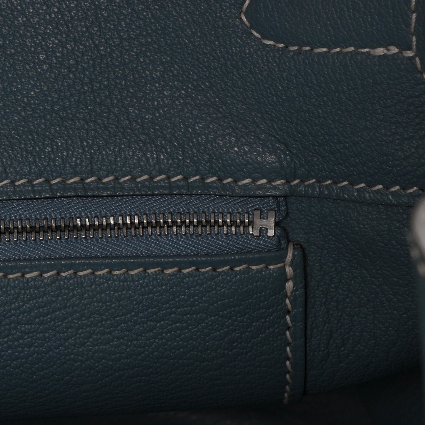 Togo Birkin 35 Blue Jean